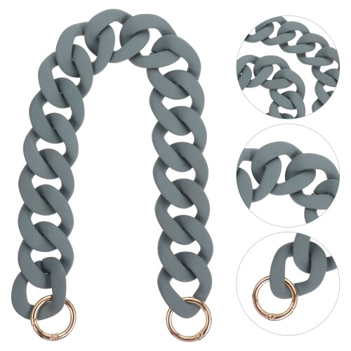 Dunkelgrüne Resin Bag Chain Handtaschenkette DIY Langlebig 2