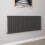 AICA (600x1428mm Single) Horizontal flat radiator anthracite all sizes 1