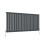 AICA (600x1428mm Single) Horizontal flat radiator anthracite all sizes 5