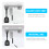 Kitchen Storage Bins Knife Rack Kitchenware Drying Hotel Use 11