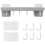 Kitchen Storage Bins Knife Rack Kitchenware Drying Hotel Use 5