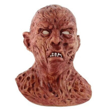 (A) Halloween Freddy Mask Headset Terror Latex Mask