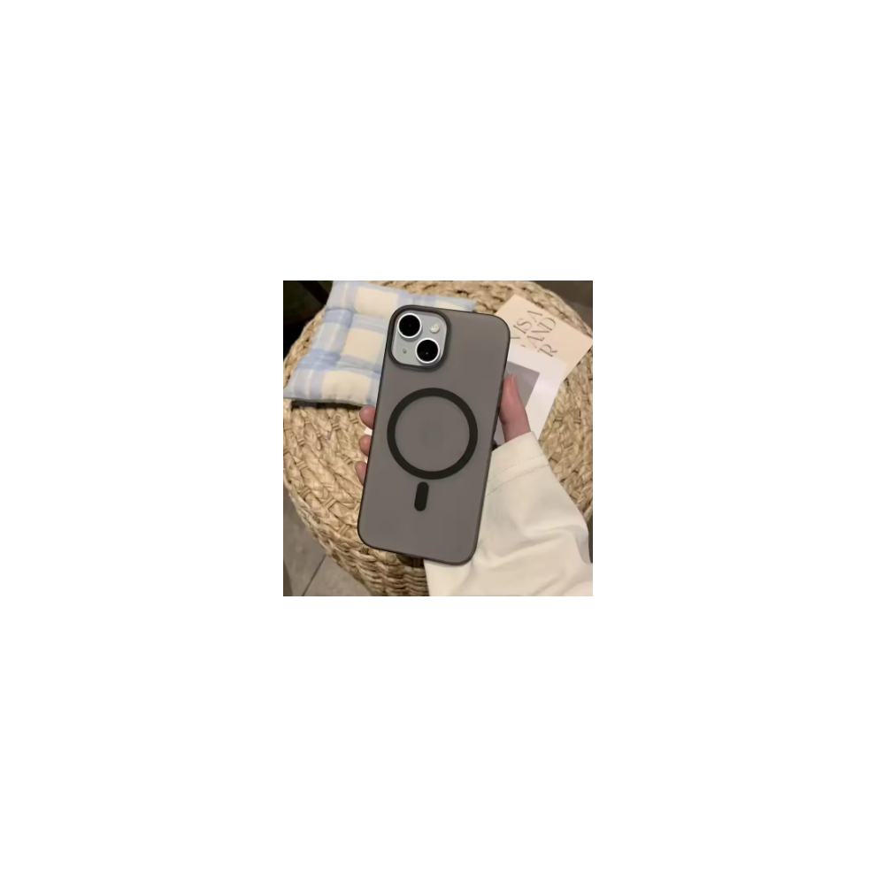 (For Iphone 15) Ultra Thin Translucent Matte Case For Iphone Black 5051140555184