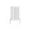 AICA (600x408mm Double) Horizontal flat radiator white all sizes 5