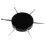 Black Nail Art Dotting Tools Acrylic Stainless Steel Manicure Kit 10