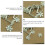 100Pcs Durable Metal Snowflake Brads White Mini DIY Craft Nails 7