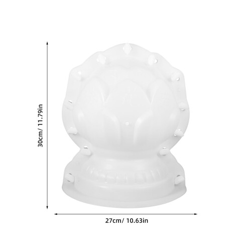 Balcony Concrete Mold Roman Column Mould White Abs 1set 1