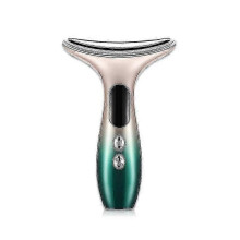 (Green) Neck Face Massager, Electric Face And Neck Lifting Face Contouring Tool