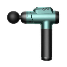 (Green) Fascia Gun with Smart LED Dual Screen - 99-Gear Muscle Relaxation Tool