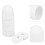 4Pz Bulloni Per Wc ABS Bianco Set Con Rondelle 9