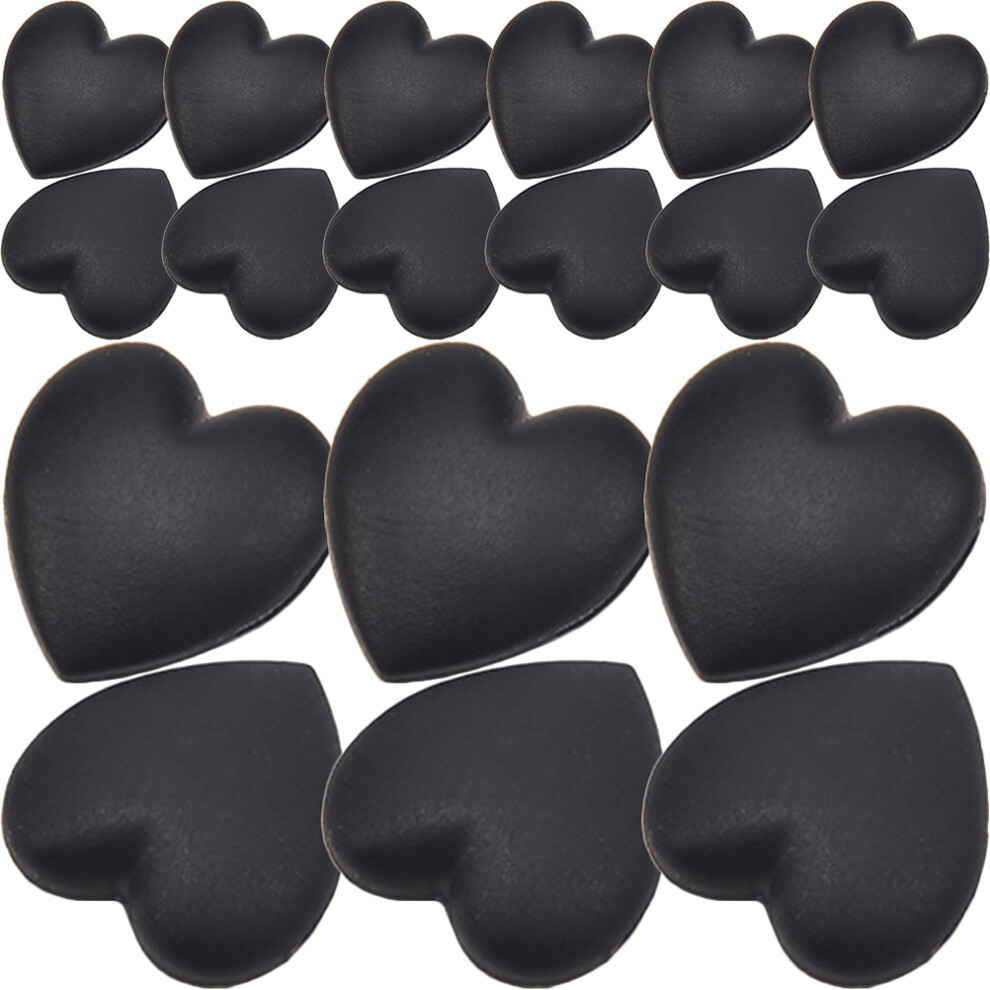 Artibetter Black 20Pairs Silicone Glasses Stoppers Non-Slip Ear Grips For Glasses