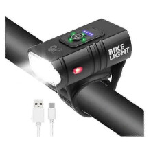 Bike Light, USB Rechargeable Bicycle Headlight 2000 Lumen Super Bright Bike Front Light IPX