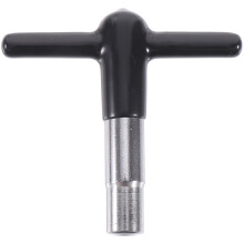 Black Drum Tuning Key Zinc Alloy Drum Wrench with Silicone Sleeve