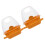 2 Pcs Needs Parrot Feeder Cockatiel Food Container 4