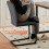 AINPECCA 4PCS Dining Chairs Velvet Cantilever Chairs Grey 4