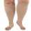 (L) Compression Sock For Men Women, Plus Size Compression Socks Wide Calf, High Knee Flight Socks Medical Compression 1