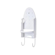 Ironing Board Holder Door Wall Mounted, Hotel Household Iron Hanging Rack, Storage Rack, Hair Dryer Stand, White