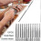 (A) 59pcs Ergonomic Crochet Hook Set 5 Rolls Yarn Knitting Needles Kit For Starters 4