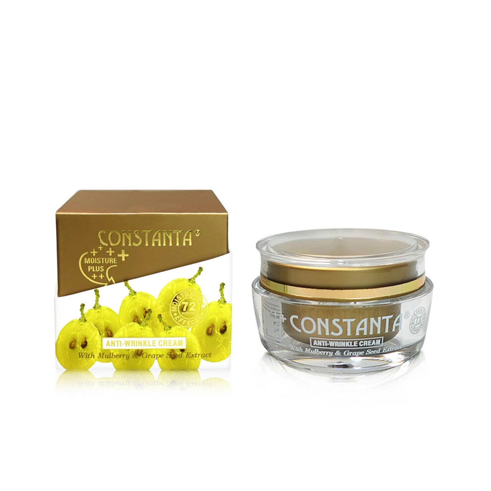 Constanta Mulberry & Grape Seed Anti Wrinkle Moisturizing Cream For smoother and firmer Skin 30g