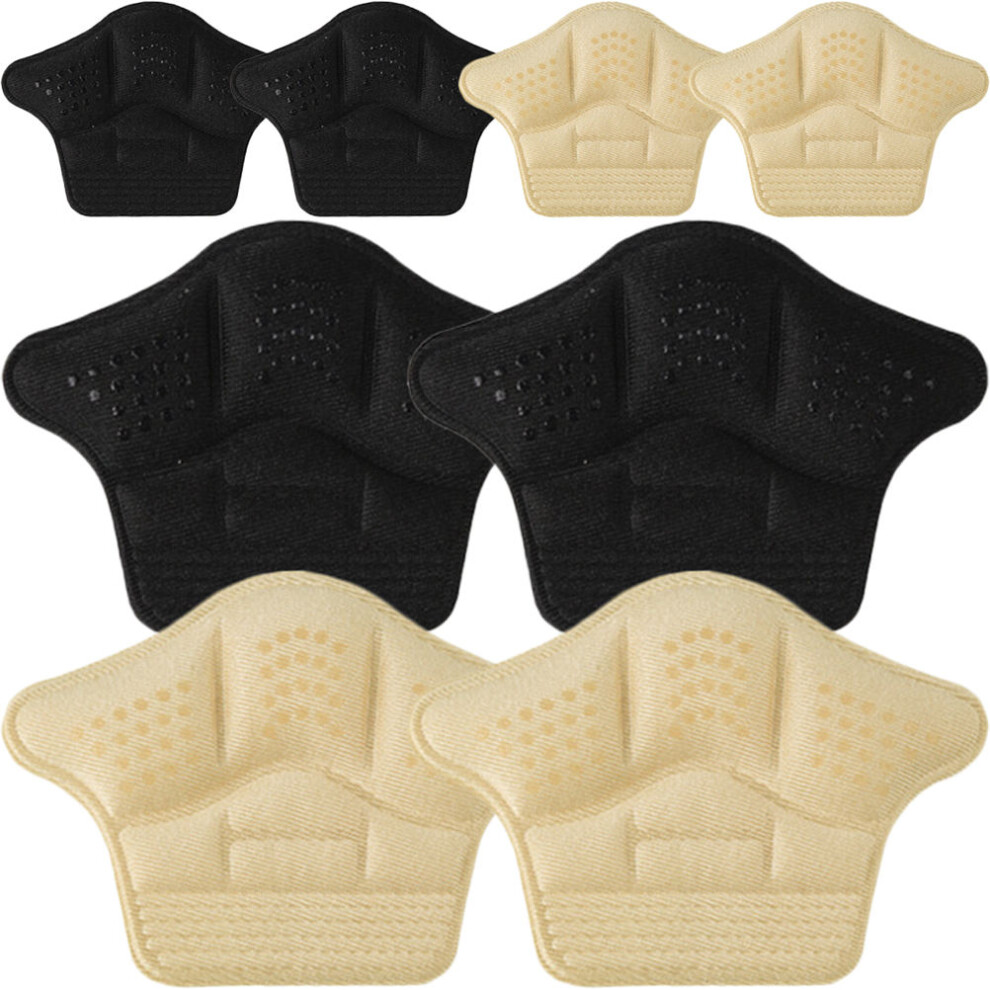 Happyyami 4 Pairs Portable Heel Stickers Inserts For Shoes Prevent