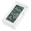 Small Digital Clock Silent Operation White Plastic 1set 11