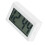 Small Digital Clock Silent Operation White Plastic 1set 5