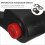 Black ABS Motorcycle Handlebar Horn on Off Switch Durable Control 10