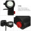 Black ABS Motorcycle Handlebar Horn on Off Switch Durable Control 11