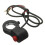 Black ABS Motorcycle Handlebar Horn on Off Switch Durable Control 1