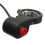 Black ABS Motorcycle Handlebar Horn on Off Switch Durable Control 6
