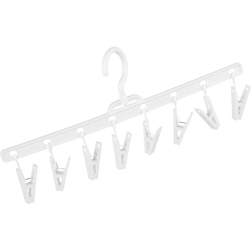 White Hat Rack Organizer for Baseball Caps Sturdy PP Hat Holder 2