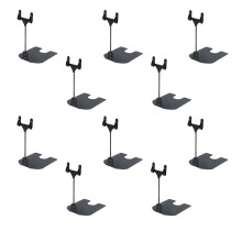 10Pièces Support De Carte Ajustable En Fer Électrolytique