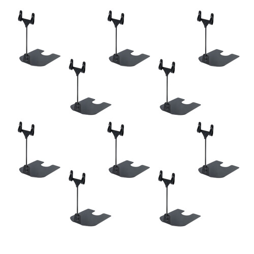 10Pièces Support De Carte Ajustable En Fer Électrolytique