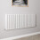 AICA (600x1428mm Double) Horizontal flat radiator white all sizes 1