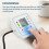 Digital Automatic Blood Pressure Monitor Upper Arm BP Machine Heart Rate 2