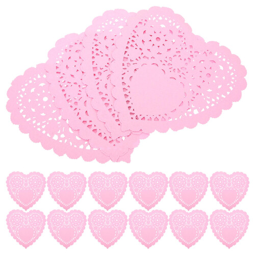 100pcs Small Paper Doilies Table Decorations Wedding Tableware 2