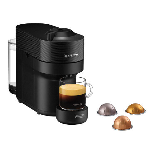 De'Longhi De'Longhi Vertuo Pop Coffee Machine Bundle Pack Black