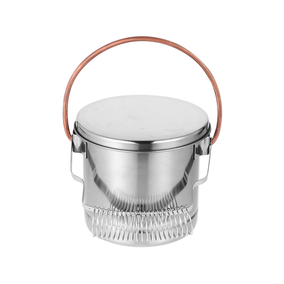 1pc Pencil Bucket Paintbrush Washing Cups Stainless Steel-image-OPC-PJFWBZZ-NEW