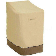 Porch Water Resistant Cover Stackable Garden Chairs cover Accessories Beige, 65*85*114cm