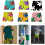 (Green,M)Spongebob Squarepants Patrick Star Shorts Beach Pants Ventilation Children Man 4