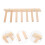 Cage Perchoir Escalier Bois Beige Pour Perroquet Perruche 2