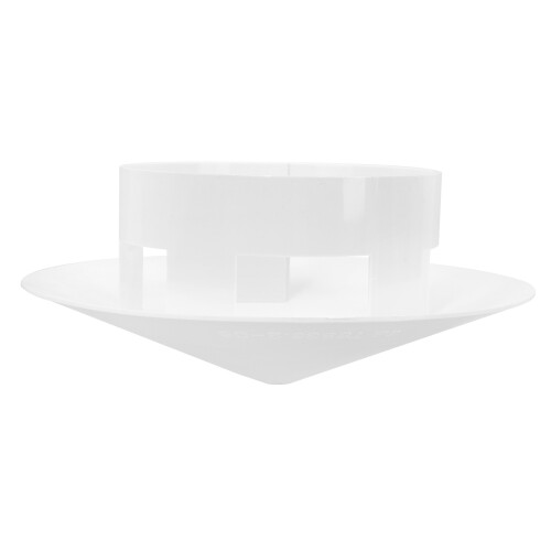 Cover Rain Hat Eco-Friendly Rain Cap 70x12cm White