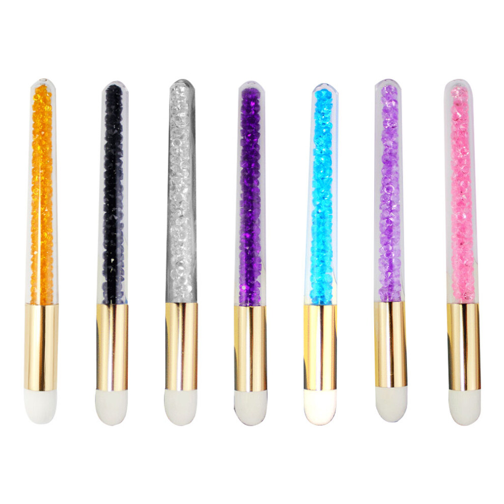 Happyyami 7Pcs Nose Brush Eyelash Brush Skin Care Brush Artificial Fiber