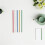 25 Pcs Binding Report Holder Sliding Bars Fastener Document Clips 7