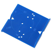 Hinge Jig Blue Accurate Alignment Drilling 1pack