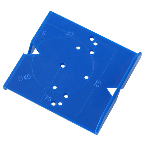 Hinge Jig Blue Accurate Alignment Drilling 1pack