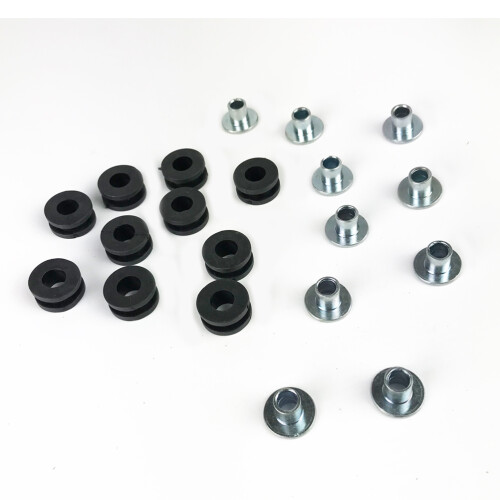 1Set Assorted Color Motorbike Absorption Rubber Ring Shockproof Gasket