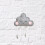 Nursery Ceiling Hanging Decoration Door Handle Felt Cloud Child 11