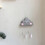 Nursery Ceiling Hanging Decoration Door Handle Felt Cloud Child 3