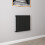 AICA (600x612mm Single) Horizontal flat radiator black all sizes 1